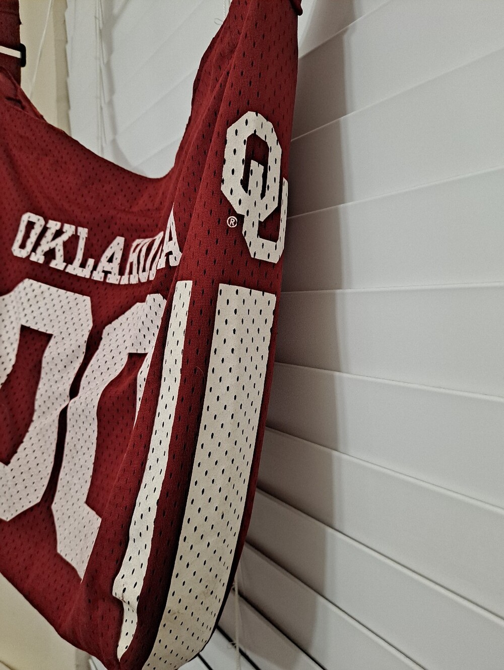 OU Sooners University of Oklahoma Jersey Tote Bag - Picture 5 of 8